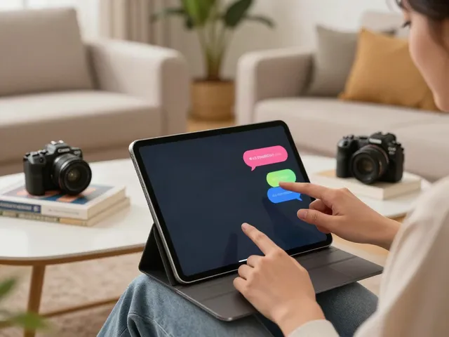 Interactive CrushOn AI chat experience in cozy living room